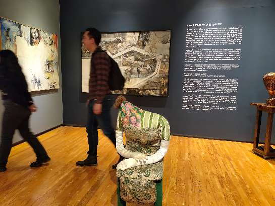 Exposición Temporal MIQ - Ana Queral Pintal el Quijote - 1